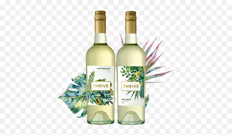 Home Thrive Wines - Glass Bottle Png,Wine Png
