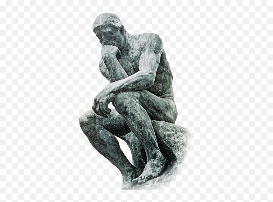 Rodin The Thinker - Thinker Statue Png,The Thinker Png