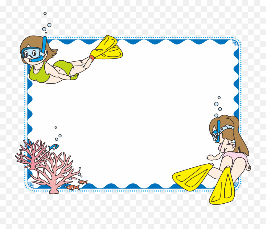 Swimming Frame Clipart Png - Swimming Frame Clip Art,Transparent Frame Clipart