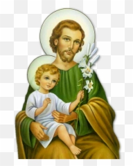 Mary Saint Joseph Giuseppe Name Day - São José Png,Mary Png