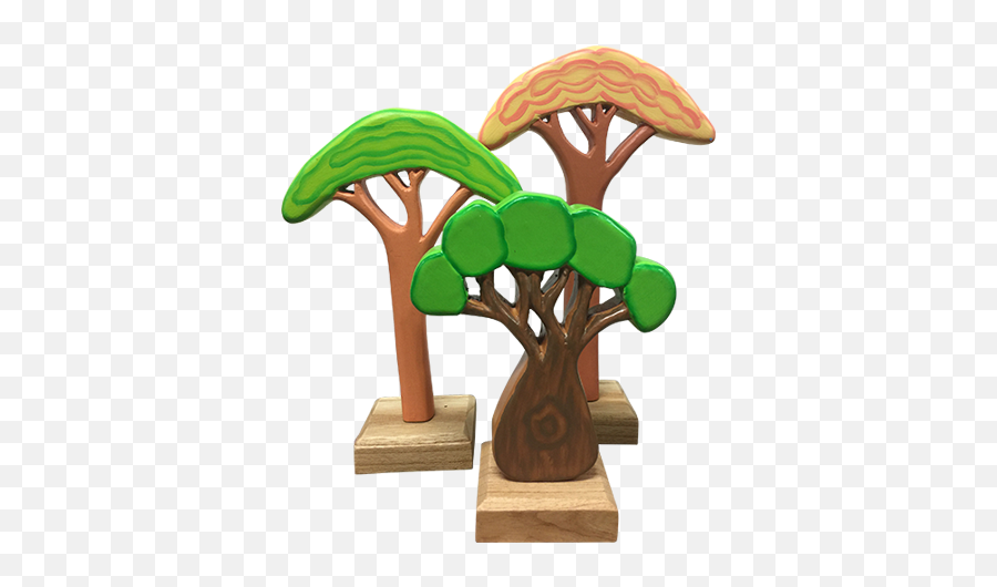 African Wooden Trees Of Three - Illustration Png,African Tree Png