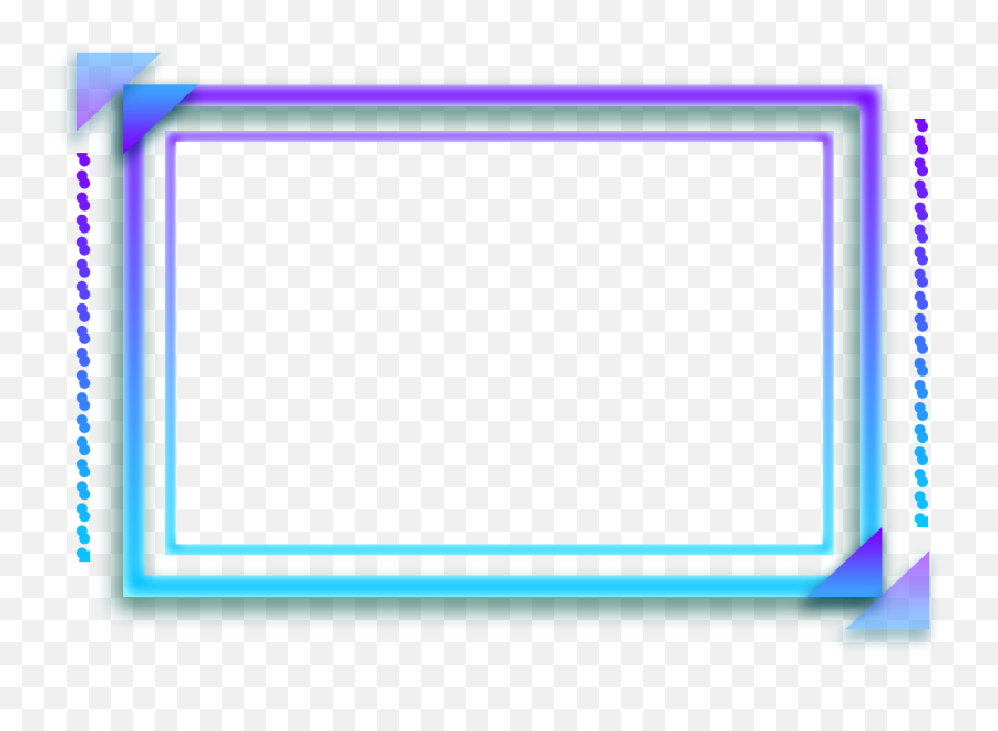 Download Tech Wind Border Gradient Rectangle Png And Psd - Picture Frame,Wave Border Png