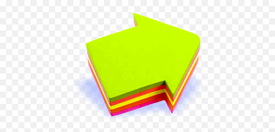 Download Sticky Notes Arrow Shape - Arrow Post It Note Arrow Shaped Sticky Notes Png,Sticky Notes Png