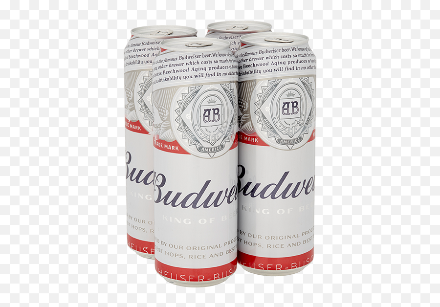 Budweiser 4x568ml - 4 Pack Budweiser Pint Cans Png,Budweiser Can Png