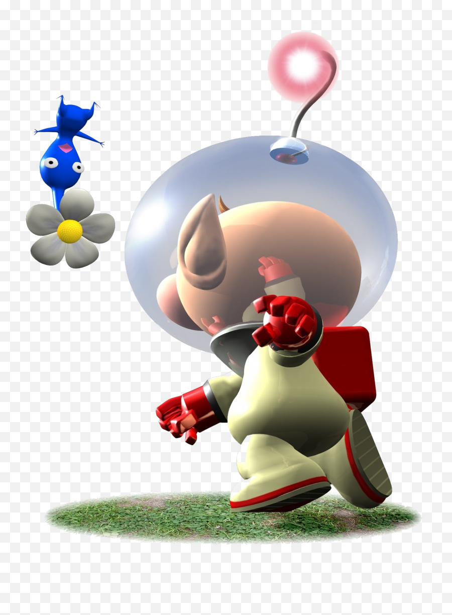 Olimar Blue Pikmin Transparent Png - Olimar Throwing Pikmin,Pikmin Png