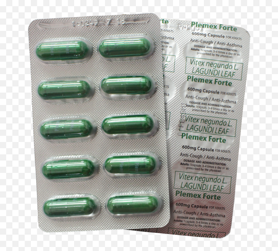 Download Plemex Forte 600mg Capsule - Gambar Obat Dan Pil Kapsul Png,Pills Transparent Background