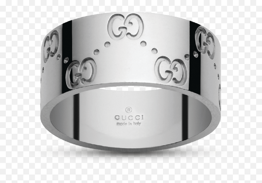 Gucci Icon Twirl 18ct White Gold Ring Ybc073238002 Png