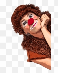 Caroline Dream Clown Around The World From 1985 - Happy png
