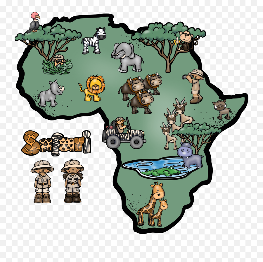 Kids Safari Hunt Printables - Safari In Africa Clipart Png,Safari Png