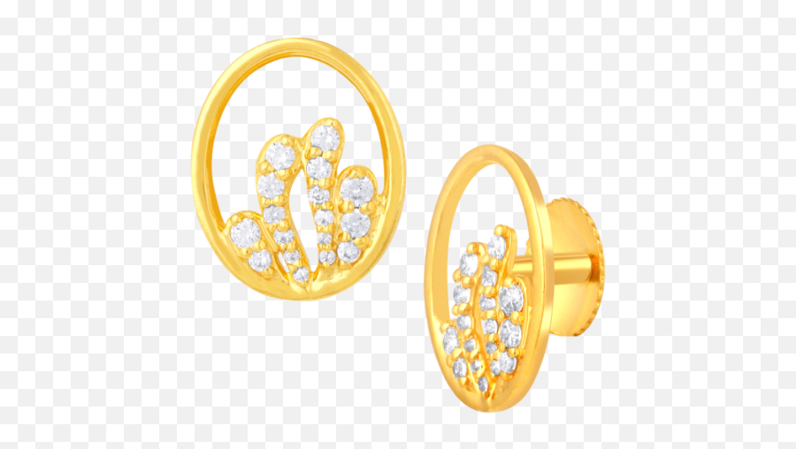 Petite Lines Gold Earring Manufacturer In Delhi India By - Ring Png,Gold Lines Png