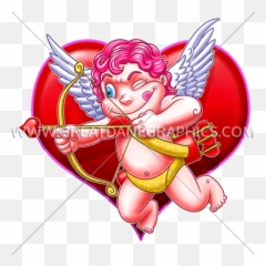 Valentines Cupid Production Ready Artwork For T - Shirt Printing png
