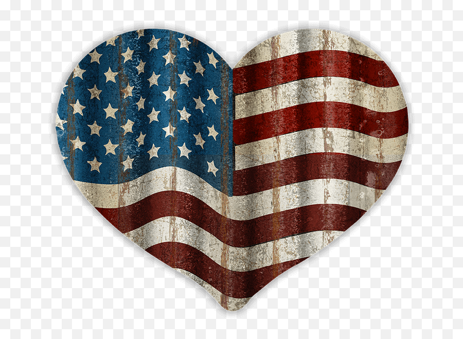 Heart Shaped Flag - Transparent Usa Flag Heart Png,Heart Shape Png