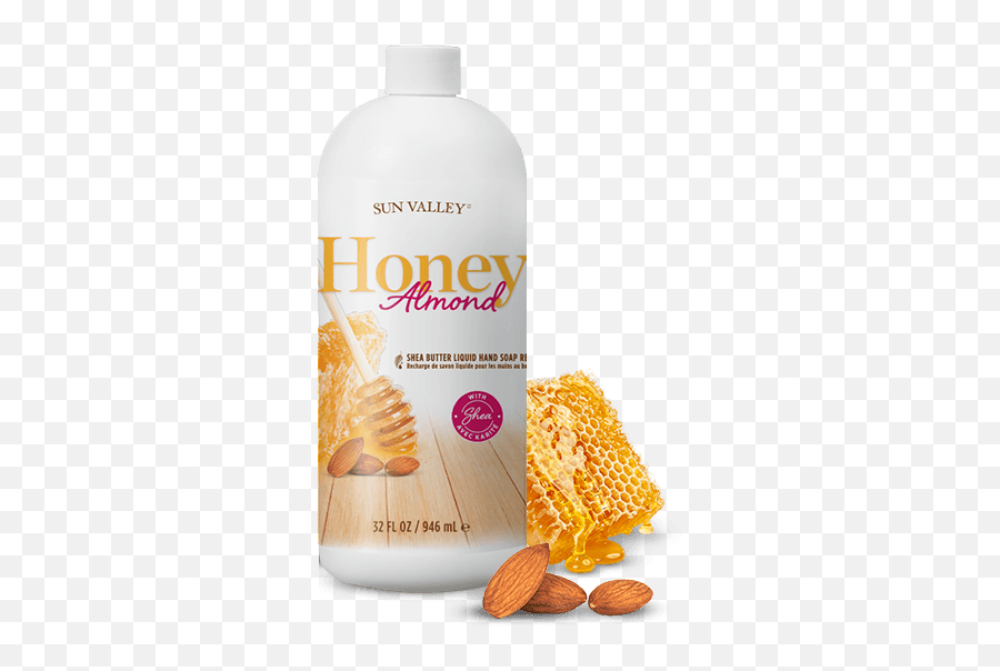Shea Butter Liquid Hand Soap Refill Honey Almond - Household Supply Png,Almond Png