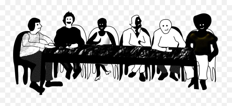 People Table Team - People Sitting At A Table Clipart Png,People Sitting At Table Png