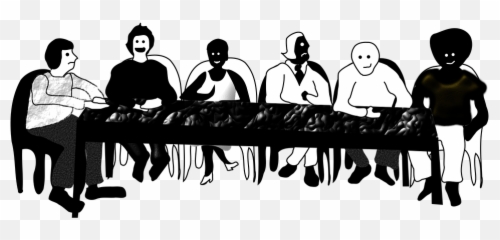 People Table Team - People Sitting At A Table Clipart Png,People Sitting At Table Png