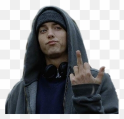 Eminem Sticker By Babilônia 1983 - Eminem In Hoodie Young png