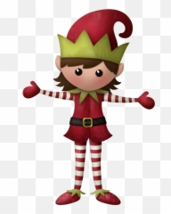 Library Of Free Clipart Christmas Elf Png Files - Girl Elf Clipart,Elf On The Shelf Png