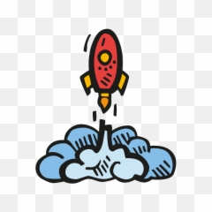 Rocket Launch Icon - Transparent Background Png