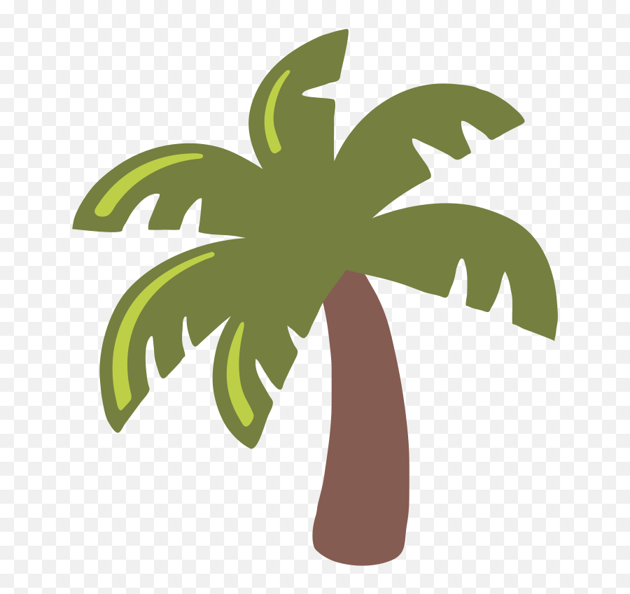 Emoji U1f334 - Palm Tree Emoji Svg Png,Leaf Emoji Png