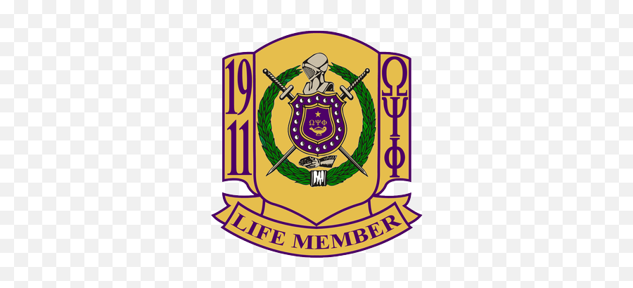 New Olmf Shield Omega Life - Omega Psi Phi Life Member Png,Omega Psi Phi Shield Png