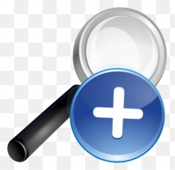 Plus Blue Search Bright 128px - Magnifier Png,Blue Search Icon
