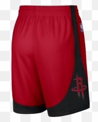 20 Icon Edition Swingman Shorts - Rockets Jersey White 2020 png