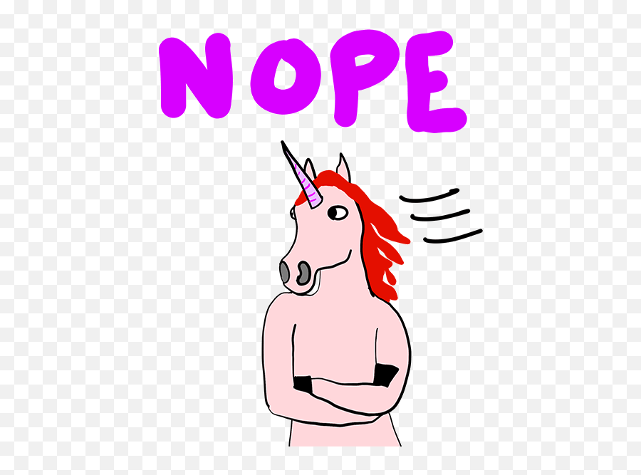 Nope Clipart - Full Size Clipart 2563860 Pinclipart Magic Unicorn Gif Png,Nope Png