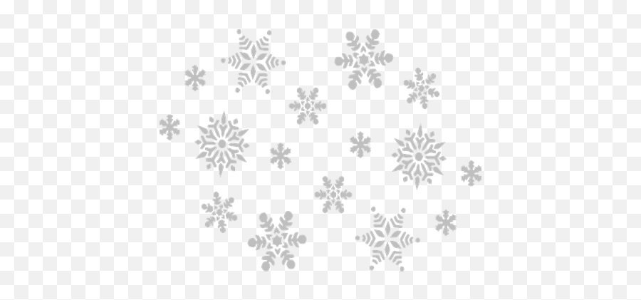 Silver Snowflake Png 4 Image - Snowflake Pattern Transparent Background,Snow Flake Png