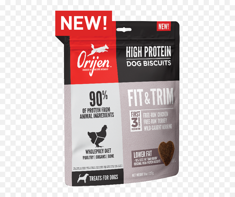 Fit U0026 Trim High Protein Biscuits Orijen Usa - Chicken Png,High Protein Icon