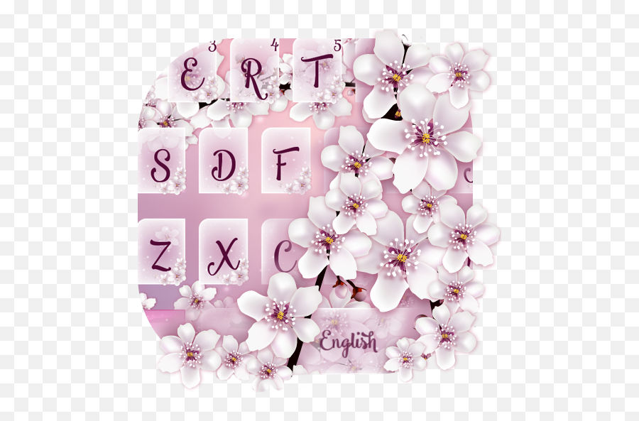Cherry Blossom Keyboard Theme Apk 10001011 - Download Apk Floral Png,Cherry Blossom Icon