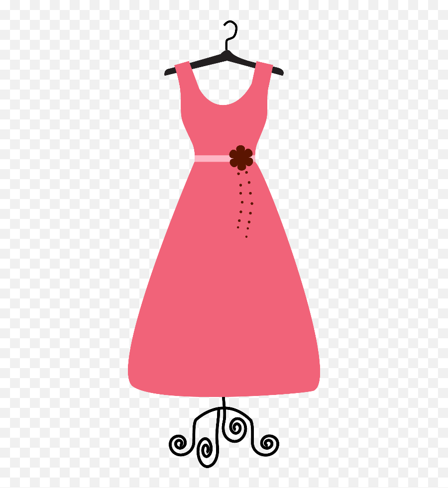 Download Hd Clip Art Black And White - Dress Clipart Png,Dress Png