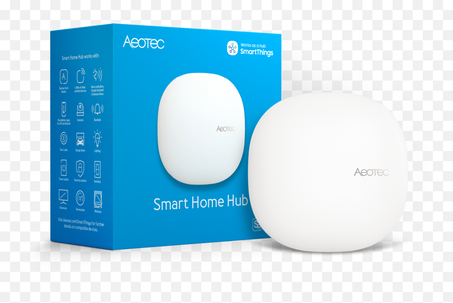 Smartthings Hub By Aeotec Coming To North America Link In - Aeotec Smart Home Hub Png,Samsung Smart Hub Icon