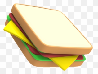 Sandwich Bikini Food Snack Fast Free Icon - IconIconscom 3d png
