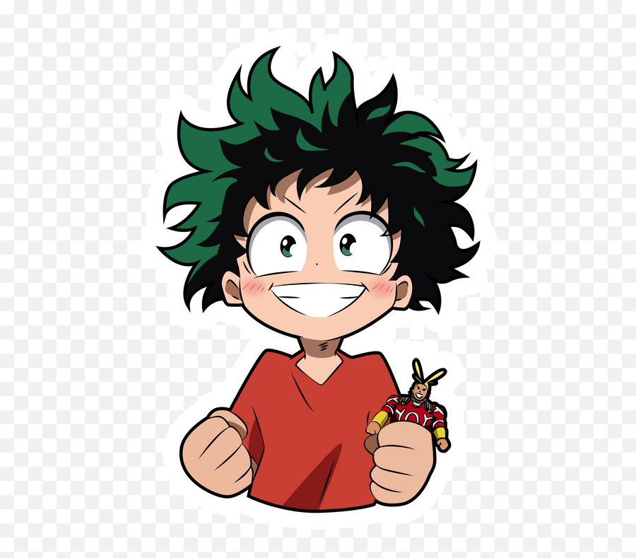 Boku No Hero Academia Izuku Midoriya Sticker U2013 Artofit - Kid Izuku Midoriya Png,Boku No Hero Icon