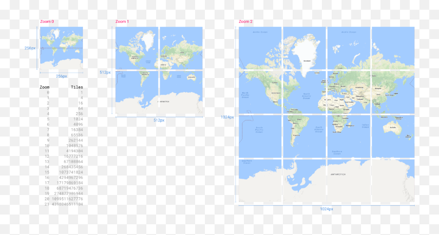 Prototyping A Smoother Map Glimpse Into How Google Maps - Google Maps Zoom Level Png,Google Map Icon Meanings