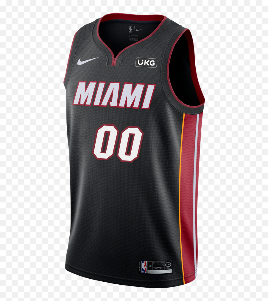 Personalized Nike Miami Heat Icon Black Youth Swingman - Miami Heat Jersey Icon Png,Icon For Personalization