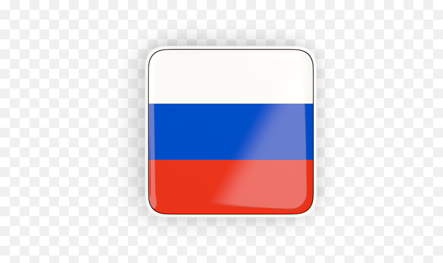 Square Icon With Frame Illustration Of Flag Russia - Vertical Png,Red Square Icon