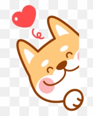Download Cute Animal Dogsticker Doglove Freetoedit - Cute Sticker Transparent Background Png,Cute Stickers Png