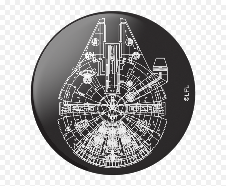 Aluminum Millennium Falcon Popgrip Popsockets Official Png Infinity Gauntlet Icon