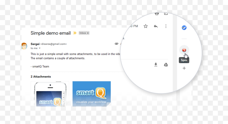 5pm Help Gmail Add - On Smartq Png,Gmail Png