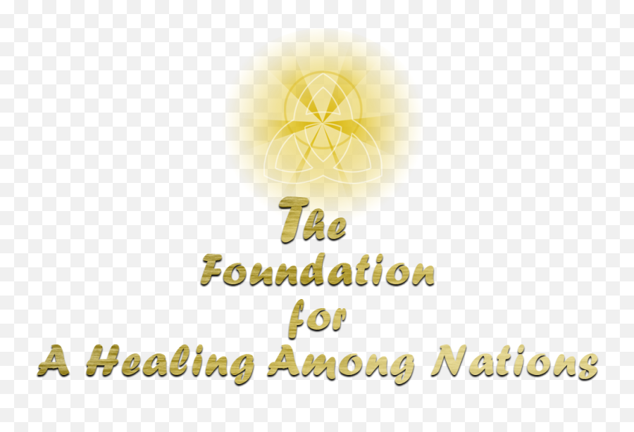The Foundation For A Healing Among Nations - Calligraphy Png,Healing Logo