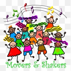 Movers U0026 Shakers Logo - Music Notes Clipart Full Size png