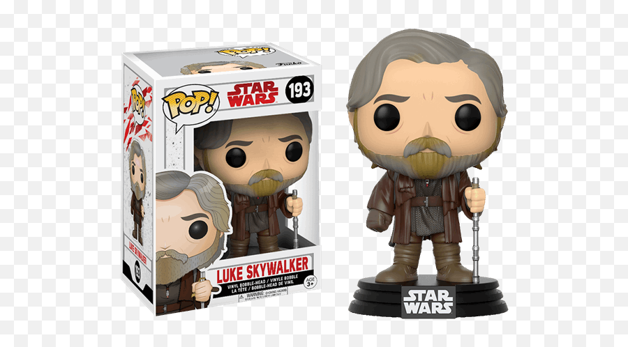 Star Wars - Episode Viii Luke Skywalker Pop Vinyl Figure Luke Skywalker Pop Vinyl Png,Luke Skywalker Png