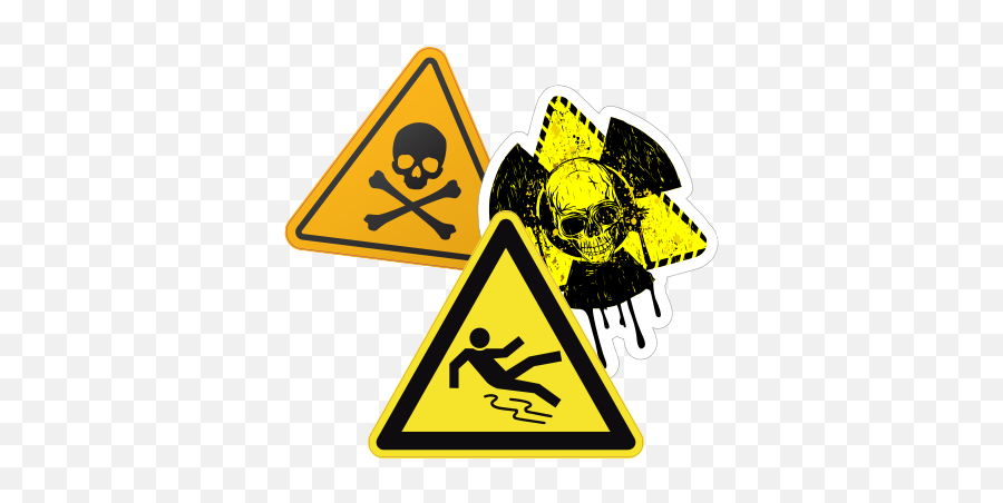 Caution Sign Stickers And Decals - 4 Pics 1 Word Level 180 Answer Png,Caution Sign Png