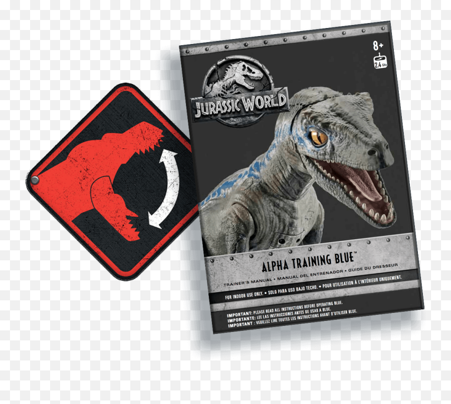 Mattel Jurassic World Alpha Training Blue - Jurassic World Alpha Training Blue Png,Jurassic World Png