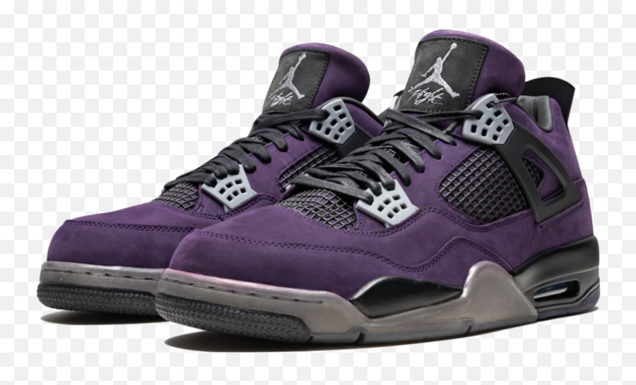 Collector Miles Nadal Acquires 99 Of 100 Rarest Sneakers - Jordan 4 Cactus Jack Purple Drawing Png,Travis Scott Png