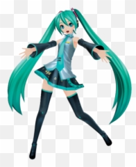 Hatsune Miku - Hatsune Miku Project Diva Render Png,Hatsune Miku Png