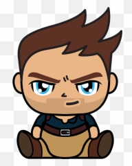 Nathan Drake - Stubbins Cartoon png