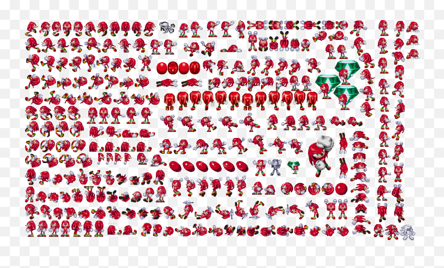 Sonic Sprite Sheet Transparent, HD Png Download , Transparent Png