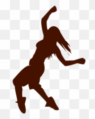 Hip - Silhouette Zumba Dance Png